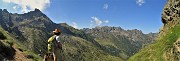 38 Al Passo del Forcellino (2050 m) con vista verso la Cima di Pescegallo (2243 m)